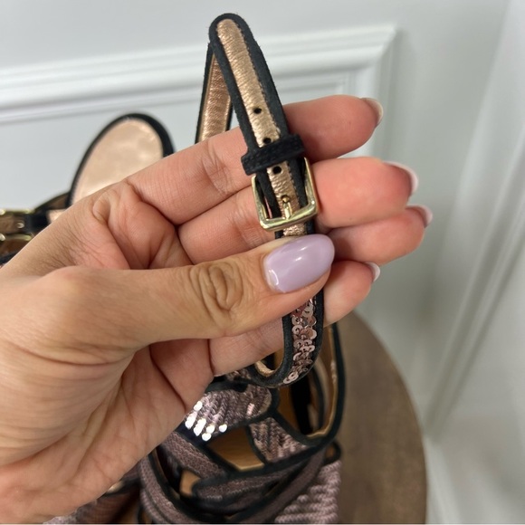 TOM FORD Leather Sequin Embellishments Gladiator Sandals - Picture 9 of 9